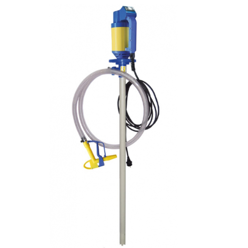 Fasspumpen-Set Typ JP-360 PP f&uuml;r S&auml;uren und leichte Laugen (200 l Fass), Tauchrohrl&auml;nge 1000 mm