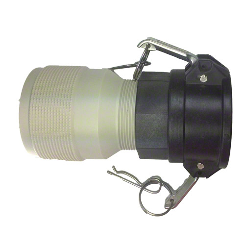 PP Adapter f&uuml;r IBC Container, mit Kamlok Kupplung M-Teil